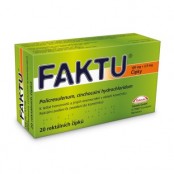 FAKTU 100 mg/2,5 mg čípky 20 ks