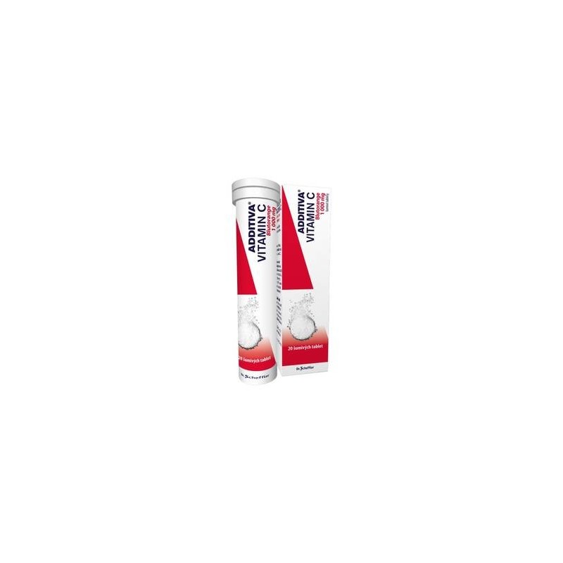 Additiva Vitamin C Blutorange 20 šumivých tablet
