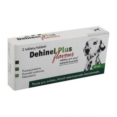 Dehinel Plus flavour pro psy 2 tablety