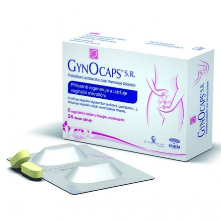 Gynocaps S.R. 6 vaginálních tablet