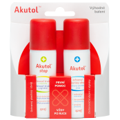 Akutol spray + stop spray výhodné balení 2x60 ml