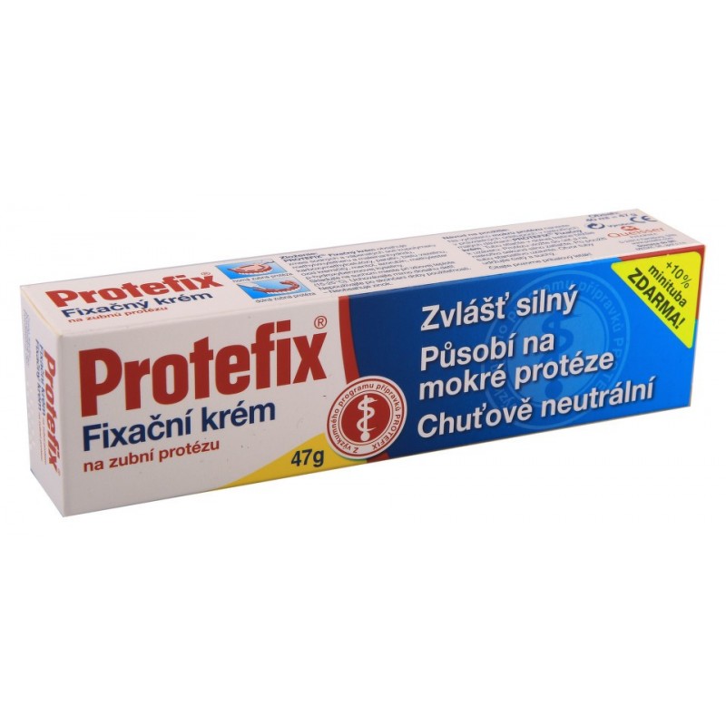 PROTEFIX Fixační krém 47 g + 4 ml