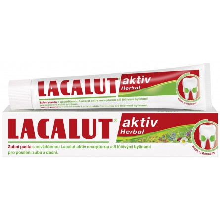 Lacalut Aktiv Herbal zubní pasta 75ml