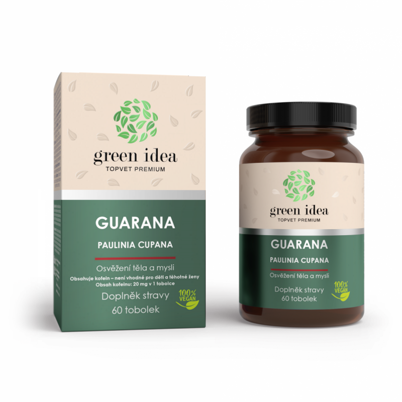 GREEN IDEA Guarana bylinný extrakt 60 tobolek