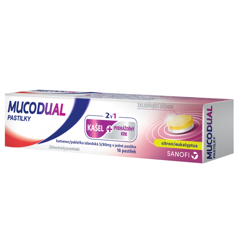 Mucodual 2v1 18 pastilek