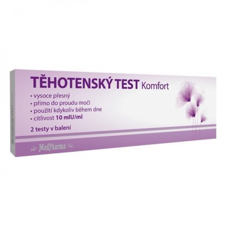 MedPharma Těhotenský test Komfort 2 ks