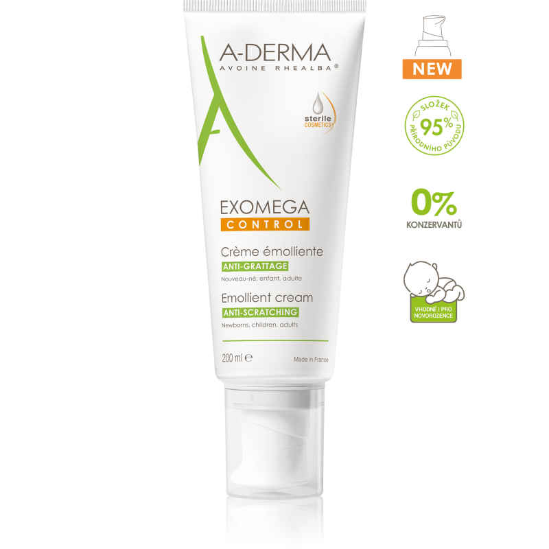 A-DERMA Exomega CONTROL Krém 200 ml DUO