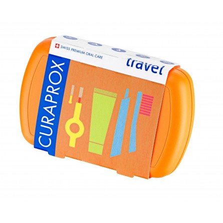 CURAPROX Travel set cestovní sada oranžová