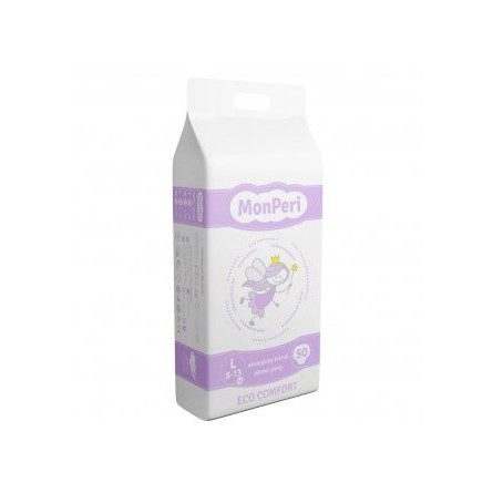 MonPeri ECO Comfort dětské pleny L 8-13kg 50ks