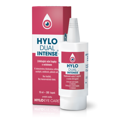 Hylo DUAL INTENSE zvlhčující oční kapky 10 ml