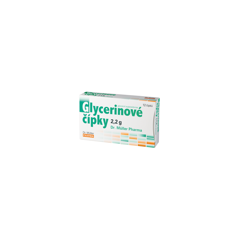 Dr. Müller Glycerinové čípky 2.2 g 12 čípků