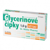 Dr. Müller Glycerinové čípky 1.0 g dětské 12 čípků