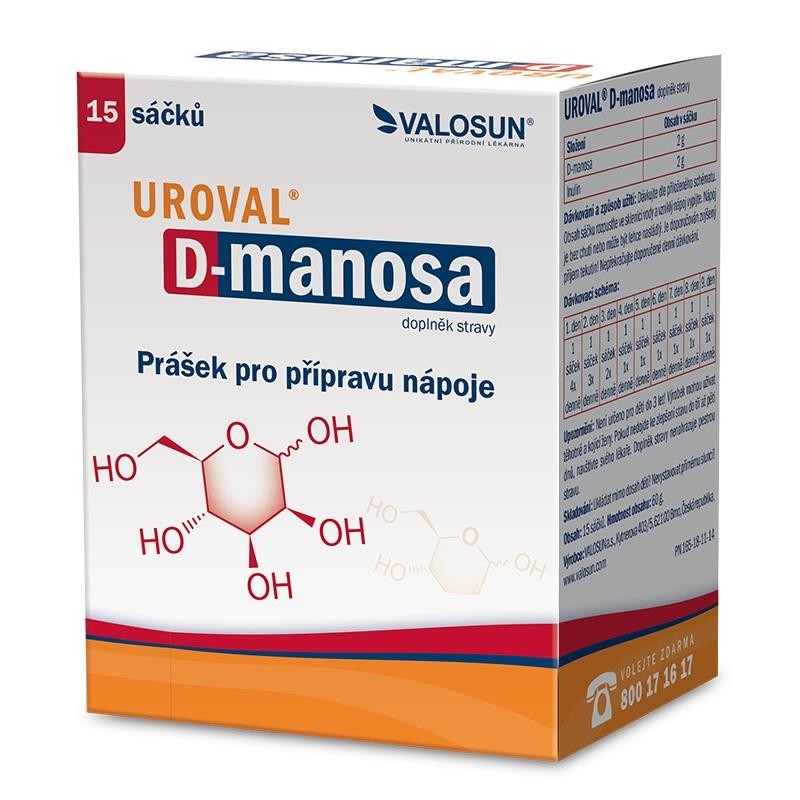 Walmark Uroval D-manosa 15 sáčků