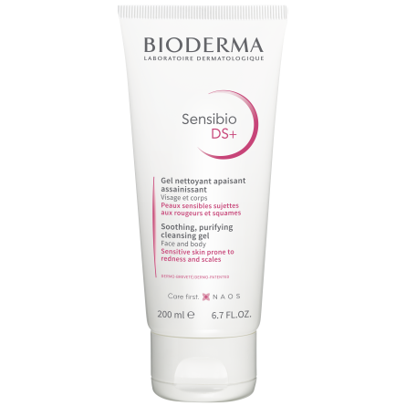 BIODERMA Sensibio DS+ gel moussant 200 ml