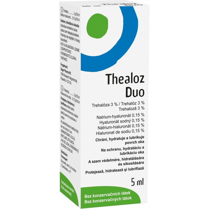 Thealoz Duo ochranný oční roztok 5 ml