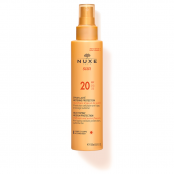 NUXE Sun Mléko na opalování ve spreji SPF 20 na obličej a tělo 150 ml