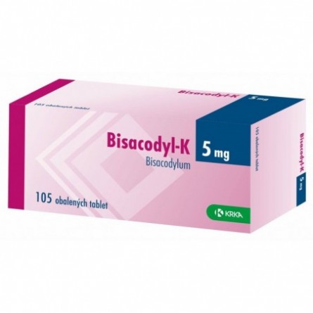 Bisacodyl-K 5 mg 105 obalených tablet