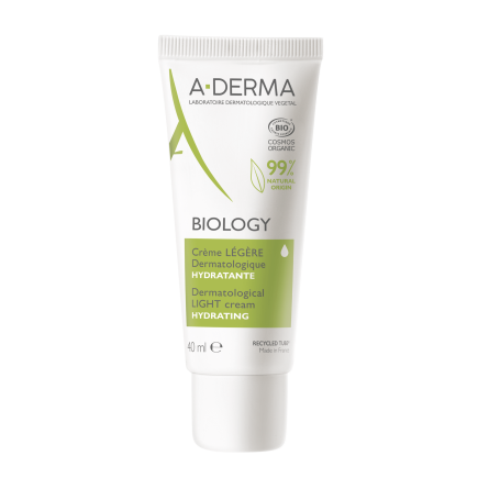 A-DERMA BIOLOGY Dermatologický lehký krém 40 ml