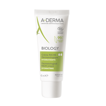 A-DERMA BIOLOGY Dermatologický výživný krém 40 ml