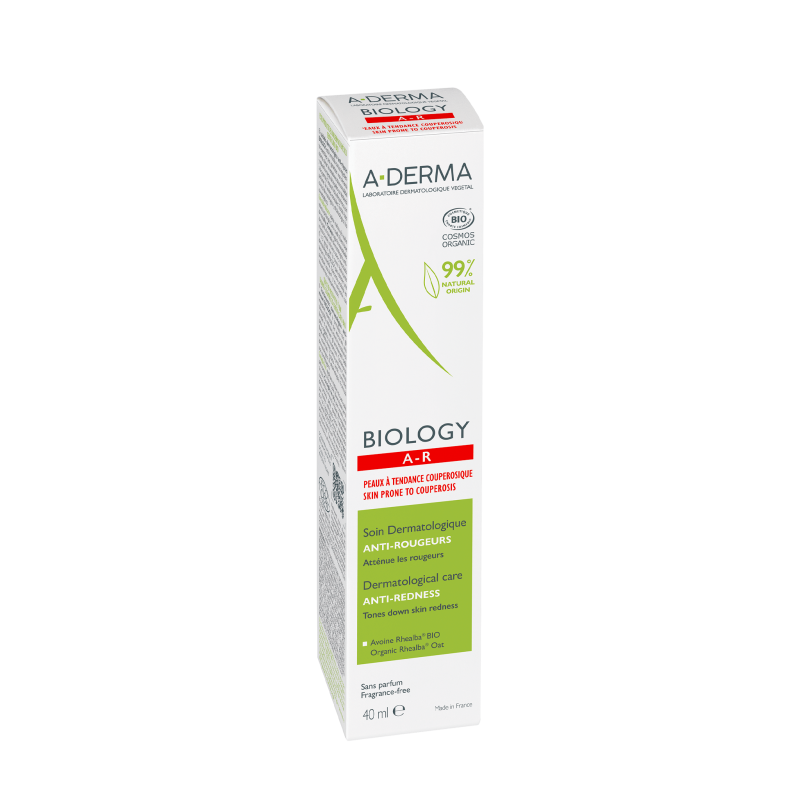 A-DERMA BIOLOGY Dermatologická péče proti začervenání 40 ml