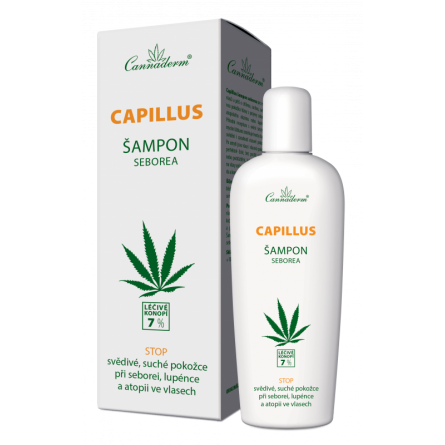 Cannaderm Capillus šampon proti lupům NEW 150 ml