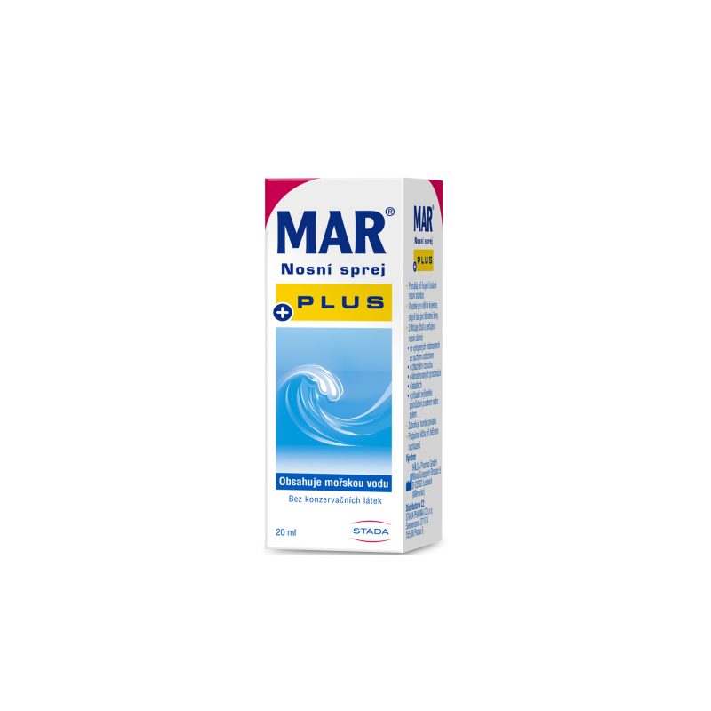 Mar PLUS 3% nosní sprej 20 ml