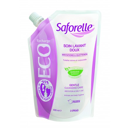 Saforelle jemný mycí gel 400 ml ECO pack