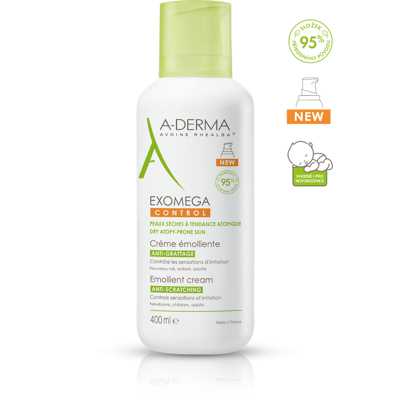 A-DERMA Exomega CONTROL Emolienční krém 400 ml