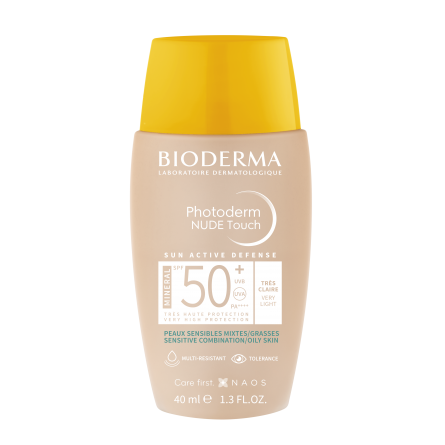 BIODERMA Photoderm NUDE Touch MINERAL přirozený SPF 50+ 40 ml