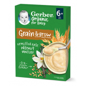 GERBER Organic nemléčná kaše s příchutí vanilky 200 g