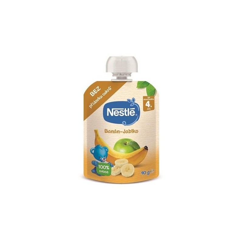 NESTLÉ Kapsička banán jablko 90 g