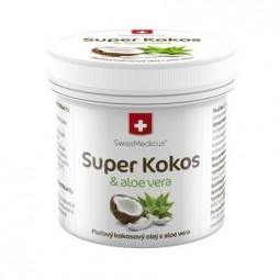 SWISSMEDICUS Super kokos a aloe vera pleťový olej 150 ml