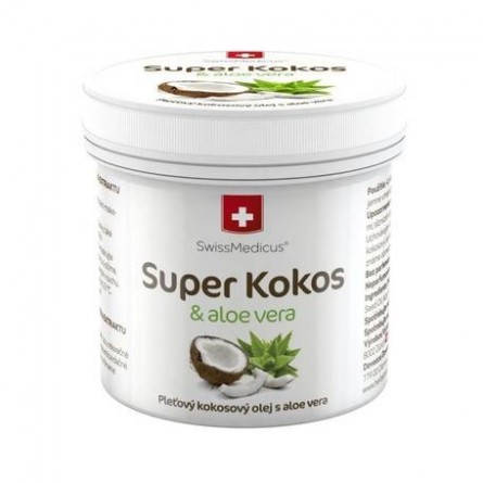 SWISSMEDICUS Super kokos a aloe vera pleťový olej 150 ml