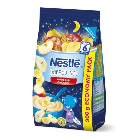 NESTLÉ Mléčná kaše Dobrou noc ovocná 300 g