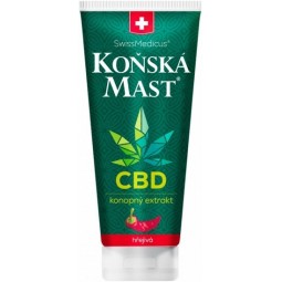 SWISSMEDICUS Koňská mast s CBD hřejivá 200 ml
