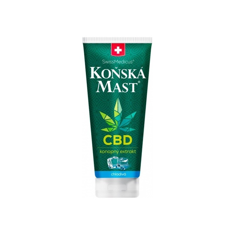 SWISSMEDICUS Koňská mast s CBD chladivá 200 ml