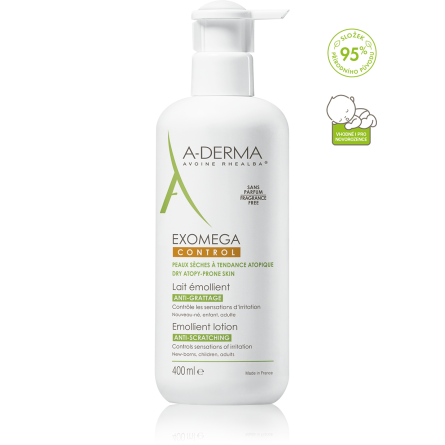 A-DERMA Exomega CONTROL Emolienční mléko 400 ml