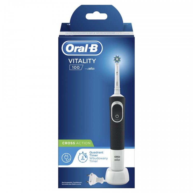 Oral-B Vitality D100 Black elektrický zubní kartáček