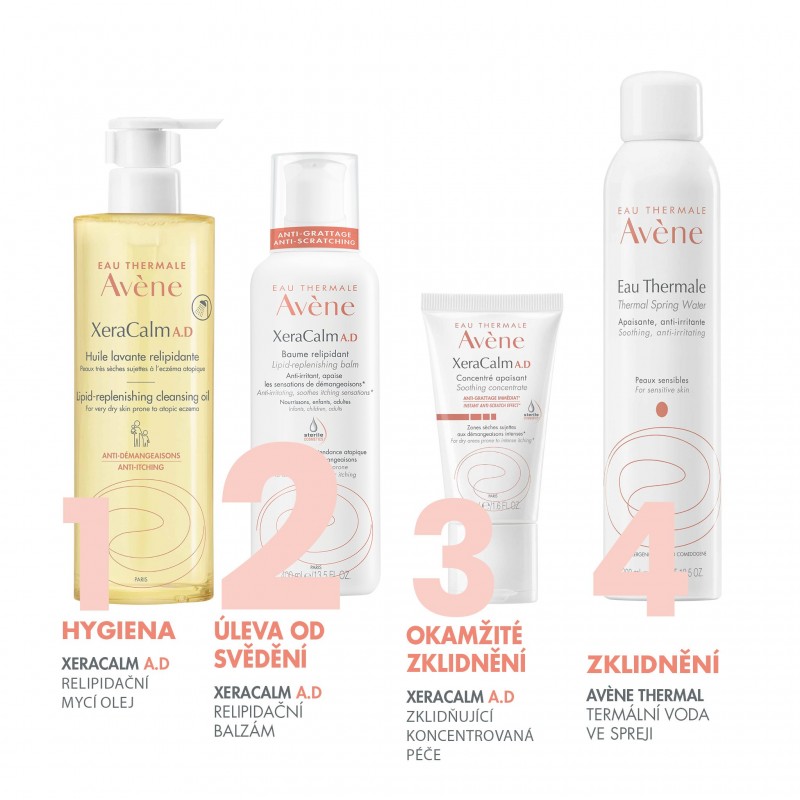 AVÈNE XeraCalm A.D Relipidační balzám 400 ml