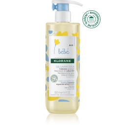 KLORANE Bébé Jemný mycí gel na tělo a vlasy 500 ml