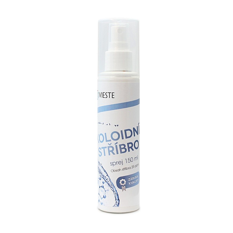 Vieste Koloidní stříbro 25 ppm sprej 150 ml