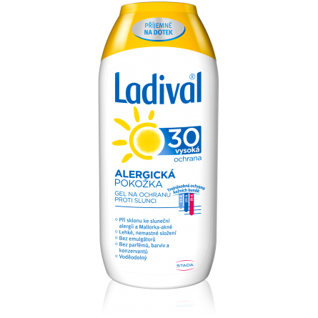 LADIVAL ALERGICKÁ POKOŽKA OF 30 GEL 200 ml