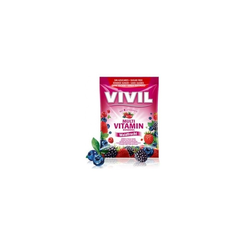 VIVIL Multivitamín lesní plody bez cukru 80 g