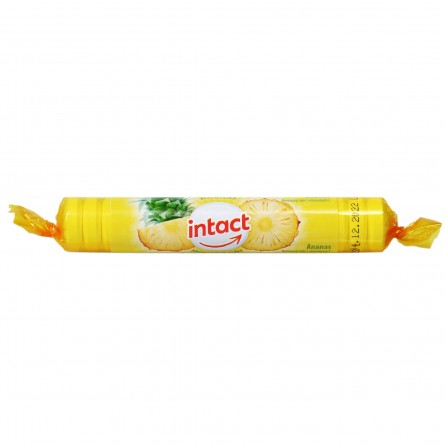 Intact Hroznový cukr s vitaminem C ananas rolička 40 g