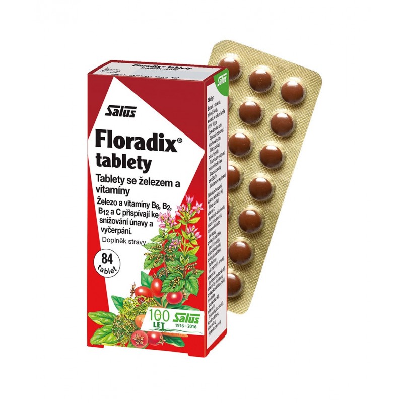 Salus Floradix Železo+ 84 tablet