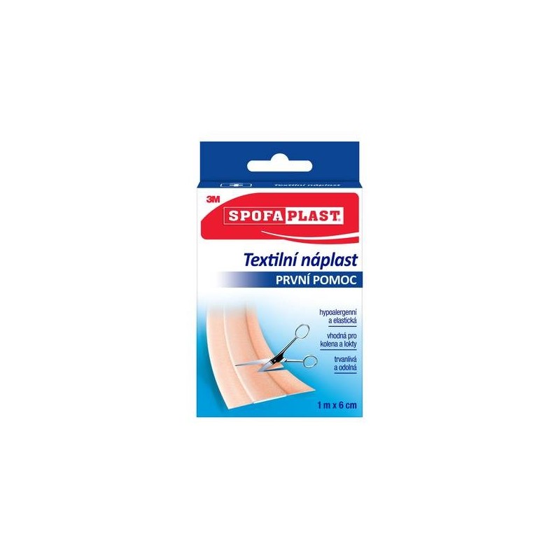 3M SPOFAPLAST 154 Textilní elastická náplast 6 cm x 1 m