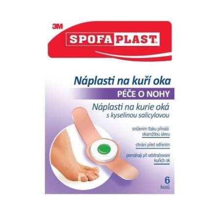 3M SPOFAPLAST 183 Náplasti na kuří oka 70 x 12