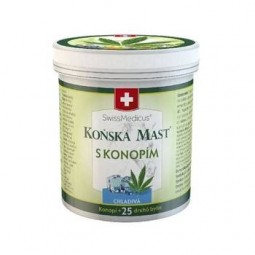 SWISSMEDICUS Koňská mast s konopím chladivá 250 ml