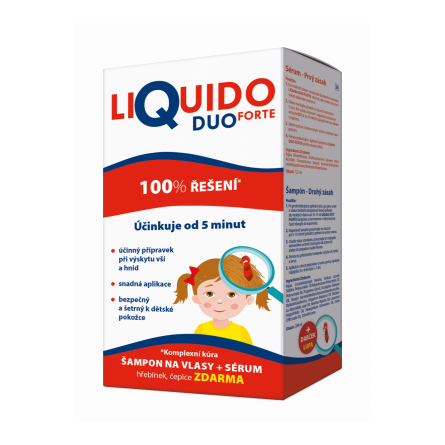 LiQuido DUO Forte šampon na vši + sérum 200 ml