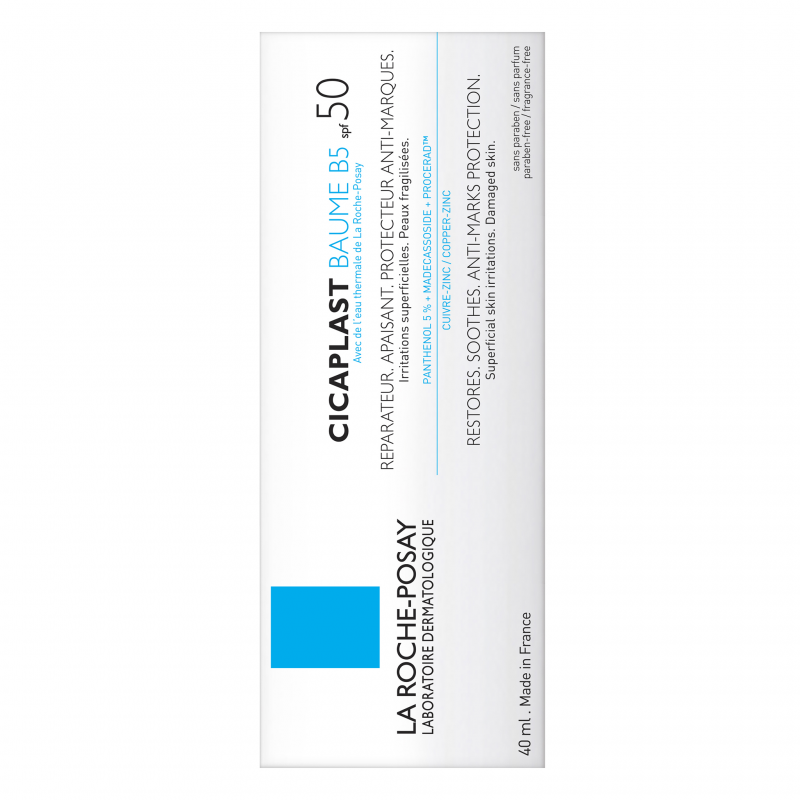 LA ROCHE-POSAY Cicaplast Baume B5 Zklidňující a obnovující balzám SPF50 40 ml